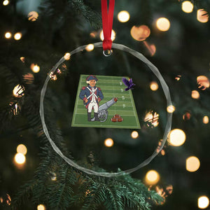 George Washington Vs The Purple Crow Rivalry Crystal Glass Ornament NE Football Gift TS12 Print Your Wear