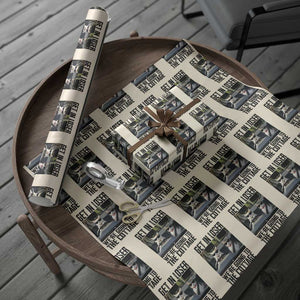 Get In Loser Were Going To The Cottage Wrapping Paper Roll Funny Cat Gifts Internet Memes TS10 Beige Print Your Wear