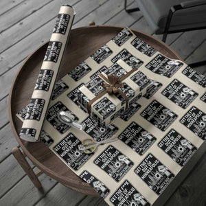 Get The F Out of Minneapolis Wrapping Paper Roll January 8 2026 Reckless in the Streets Protest TS02 Beige Print Your Wear