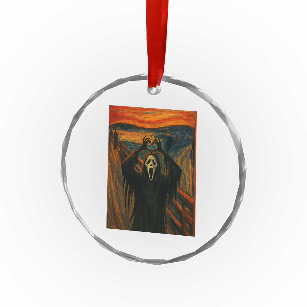 Ghost Heart Hands Crystal Glass Ornament Scary Face Horror Halloween TS10 Print Your Wear