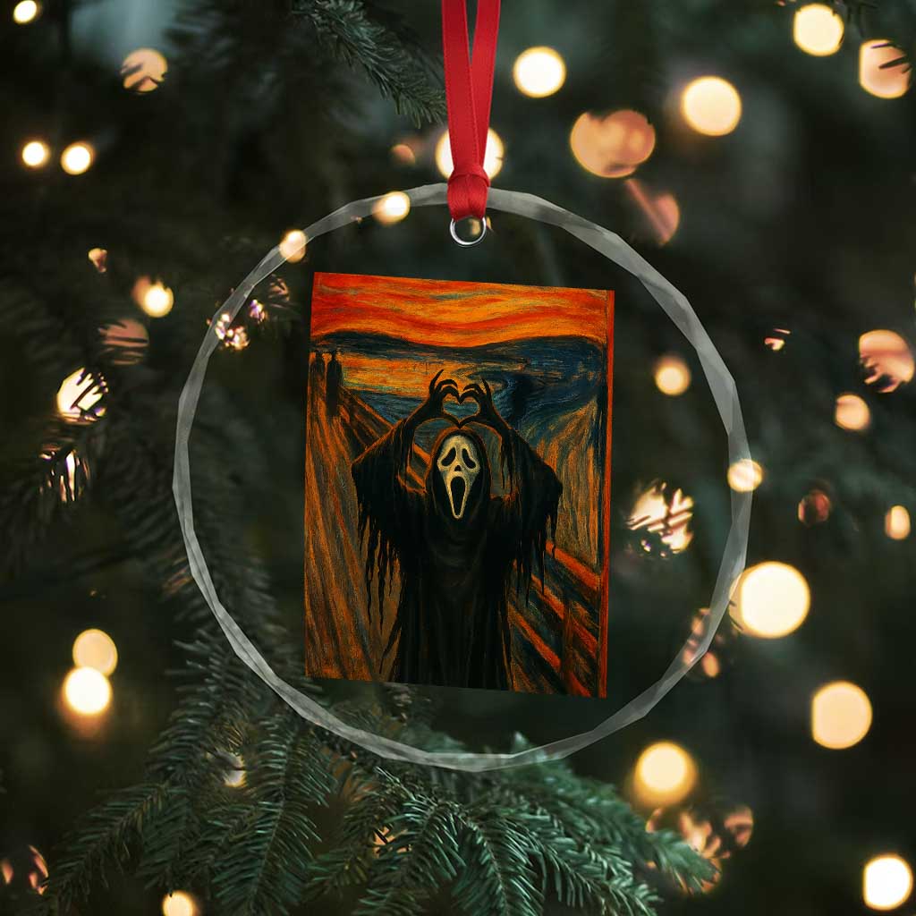 Ghost Heart Hands Crystal Glass Ornament Scary Face Horror Halloween TS10 Print Your Wear