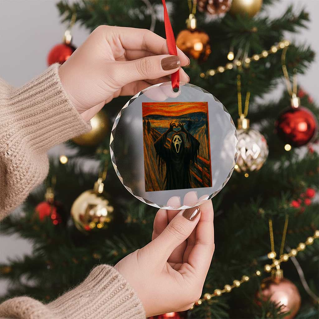 Ghost Heart Hands Crystal Glass Ornament Scary Face Horror Halloween TS10 Print Your Wear