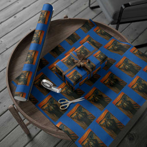 Ghost Heart Hands Wrapping Paper Roll Scary Face Horror Halloween TS10 Blue Print Your Wear