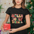Groovy Holly Jolly Teacher Christmas Retro Xmas T Shirt TS02 Printyourwear