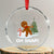 Gingerbread Crystal Glass Ornament Oh Snap Funny Christmas Cookie Baking Squad - Print Your Wear