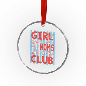 Girl Mom Club Crystal Glass Ornament Pregnancy Announcement First Time Mother's Day TS14 Print Your Wear