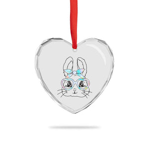 Girls Easter Bunny Heart Crystal Glass Ornament Rabbit Face Tie Dye Glasses Happy Easter Day TS10 Print Your Wear