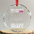 Girls Fantasy Football Crystal Glass Ornament Move Over Boys Draft Party Commish FFL - Print Your Wear