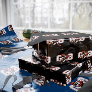 Go Cardinal Playing Baseball Graphic Wrapping Paper Roll for Sports Fan TS11 Black Print Your Wear