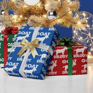 Goat Daddy Wrapping Paper Roll Funny Fathers Day Presents For Goat Dad TS10 Print Your Wear