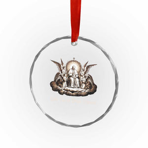 God Bless Pope Francis Crystal Glass Ornament Memorial Angel Catholic Faith & Unity TS02 Print Your Wear