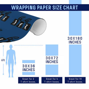 Golf Dad Wrapping Paper Roll Gift For Sport Lover TS12 Print Your Wear