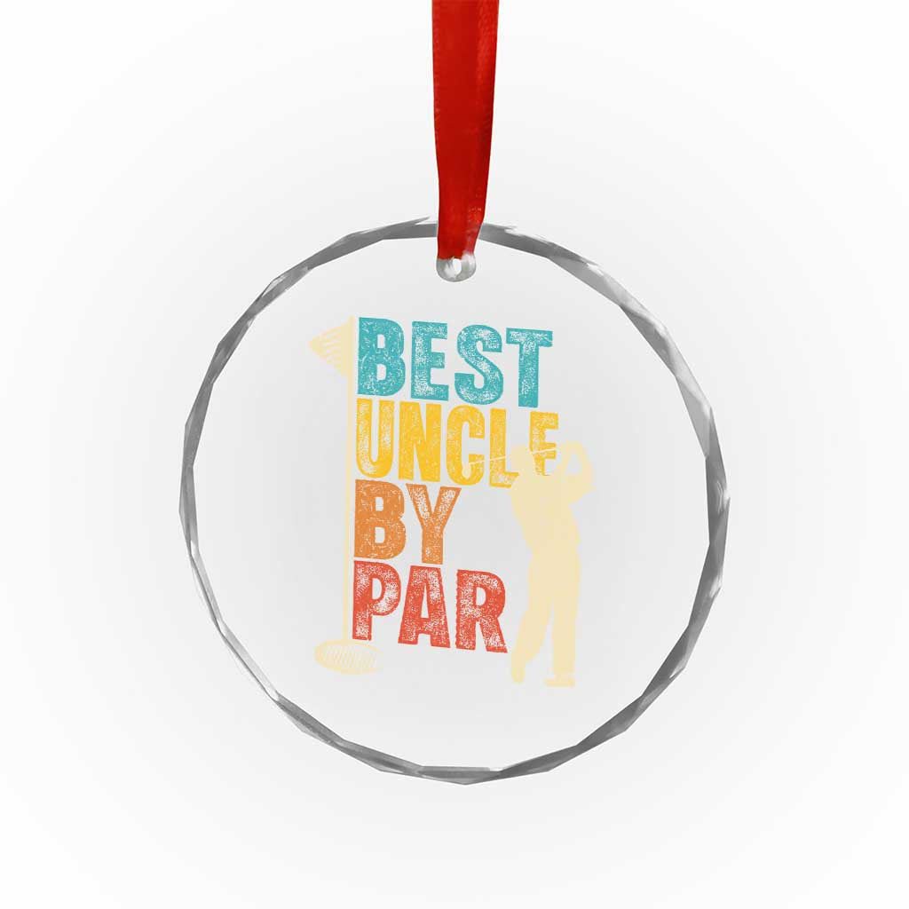 Golf Gifts for Uncle Crystal Glass Ornament Golf Fathers Day Golfer Uncle Gift TS10 Print Your Wear