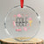 Golf Mom Life Proud Crystal Glass Ornament Sports Lover Gift TS12 Transparent Glass 3'' Circle Print Your Wear