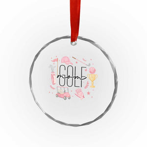Golf Mom Life Proud Crystal Glass Ornament Sports Lover Gift TS12 Print Your Wear