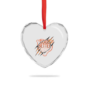 Good Better Best Graphic Heart Crystal Glass Ornament Motivational Football Fans TS02 Print Your Wear