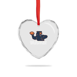 Good Better Best Motivational CFB Heart Crystal Glass Ornament Never Let It Rest TS02 Print Your Wear