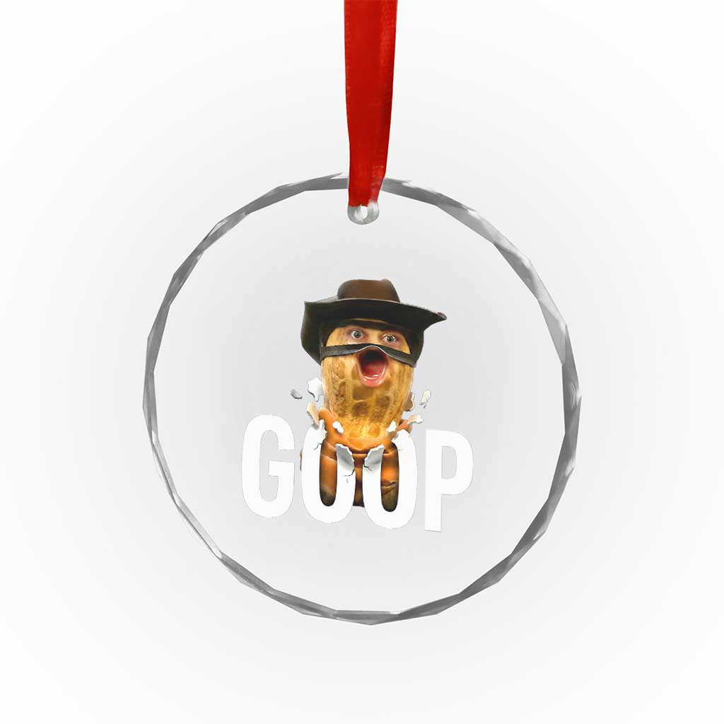 Goop Meme Explosion Crystal Glass Ornament Screaming Peanut Cowboy Brainrot Energy TS02 Print Your Wear