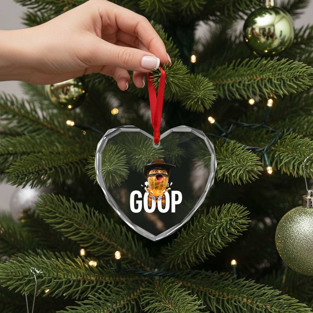 Goop Meme Explosion Heart Crystal Glass Ornament Screaming Peanut Cowboy Brainrot Energy TS02 Print Your Wear