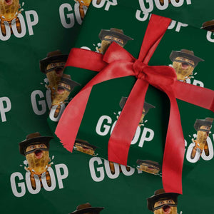 Goop Meme Explosion Wrapping Paper Roll Screaming Peanut Cowboy Brainrot Energy TS02 Green Print Your Wear
