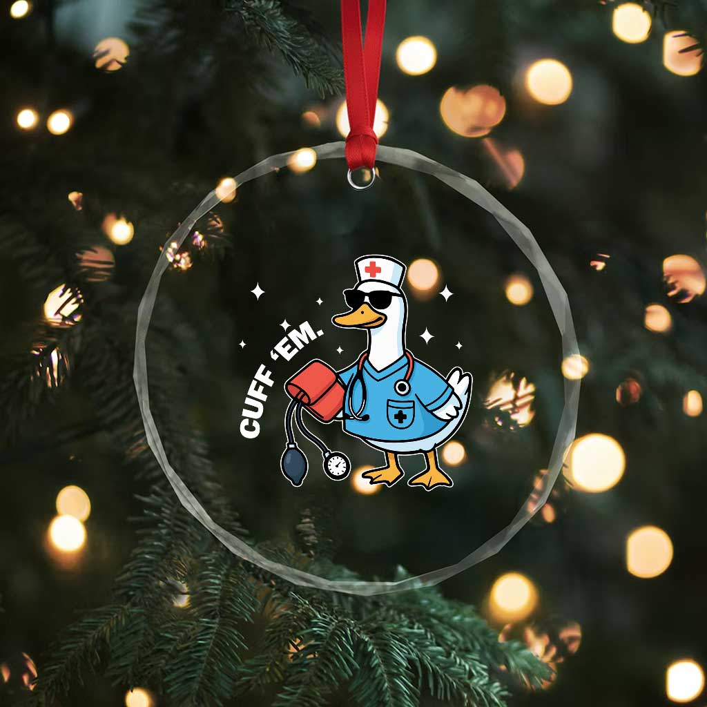 Goose Nurse Crystal Glass Ornament Cuff Em Cute Nursing Graduation Gift TS10 Print Your Wear