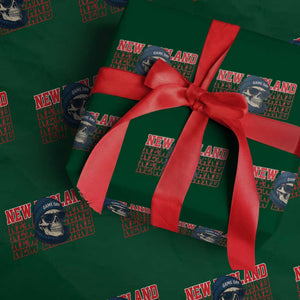 Gothic NE Football Fan Wrapping Paper Roll Game Day Lover Gift TS12 Green Print Your Wear