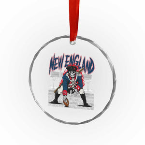 Gothic Skeleton Crystal Glass Ornament NE Football Lover Gift TS12 Print Your Wear