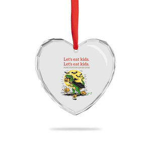 Grammar English Teacher Heart Crystal Glass Ornament Funny Halloween Dinosaurs Pumpkin Punctuation Saves Lives TS10 Print Your Wear