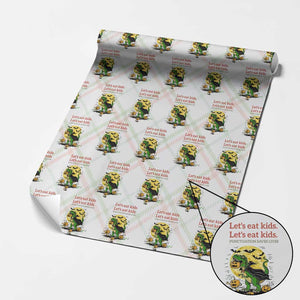 Grammar English Teacher Wrapping Paper Roll Funny Halloween Dinosaurs Pumpkin Punctuation Saves Lives TS10 Christmas Plaid Print Your Wear