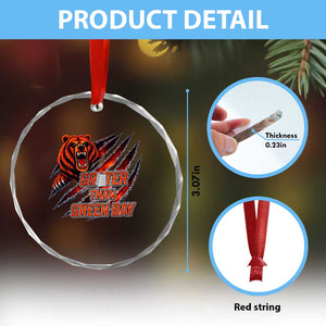 Grater Than GB Crystal Glass Ornament Grate Cheese Foolball Fans TS10 Print Your Wear