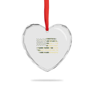 Greatest Dads Get Promoted To Grandpa Heart Crystal Glass Ornament Retro Camo American Flag New Grandpa Gift