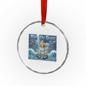 Greek Mythology Poseidon Dart Player Crystal Glass Ornament King Of Dart Trident Thrower TS12 Print Your Wear