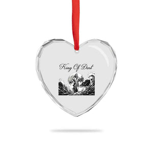 Greek Mythology Poseidon Dartist Heart Crystal Glass Ornament King Of Dart Thrower TS12 Print Your Wear