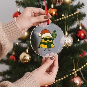 GB Fan Christmas Crystal Glass Ornament Gifts for Sports Fans Santa Hat TS10 Print Your Wear