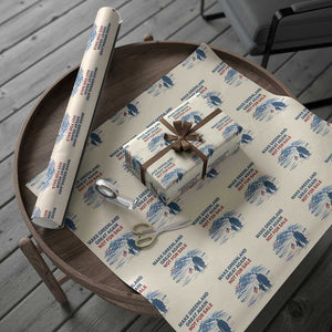 Greenland Is Not for Sale Wrapping Paper Roll Funny Nihilist Penguin Greenland Political Meme FDT TS14 Beige Print Your Wear