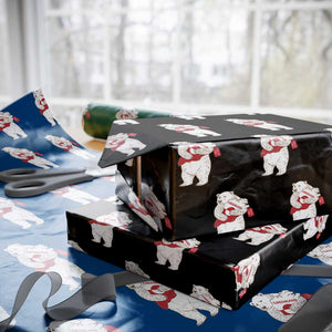 Greenland Is Not For Sale Wrapping Paper Roll Greenland Bear Hug TS11 Black Print Your Wear