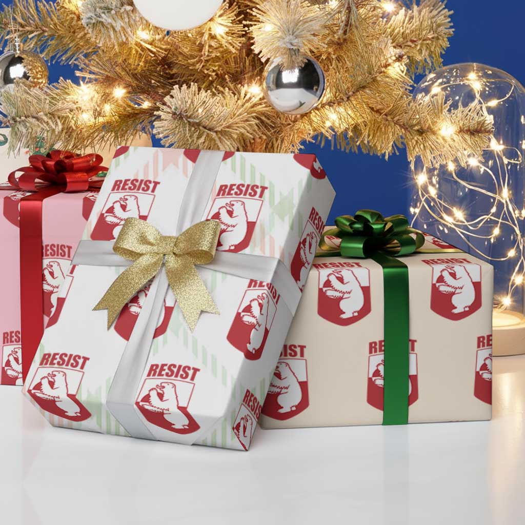 Greenland Resist Wrapping Paper Roll Stand With Greenlanders TS12 Print Your Wear