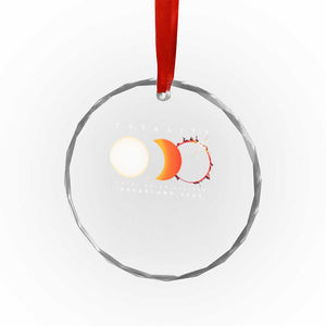 Greenland Total Solar Eclipse 2026 Totality Crystal Glass Ornament Travel Souvenir Astronomy Geek Gift TS02 Print Your Wear
