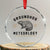 Groundhog Meteorology Crystal Glass Ornament Estd 1887 Accurate 50 Percent Of The Time Woodchuck - Print Your Wear