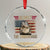 Groundhog Meteorology Crystal Glass Ornament Respect The Groundhog Woodchuck Photo GroundHog Day TS02 Transparent Glass 3'' Circle Print Your Wear