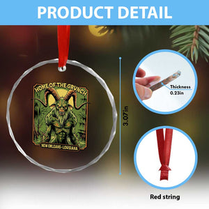 Grunch Road Monster Crystal Glass Ornament Home Of The Grunch Nola Louisiana TS11 Print Your Wear