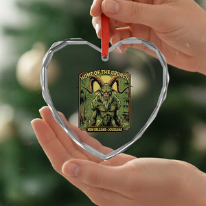 Grunch Road Monster Heart Crystal Glass Ornament Home Of The Grunch Nola Louisiana TS11 Print Your Wear