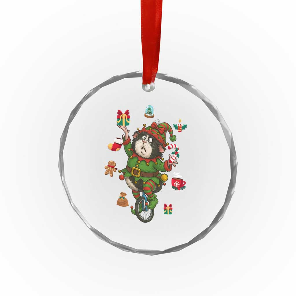 Guinea Pig Master Juggler Crystal Glass Ornament Funny Christmas Cavy Lover Gift TS12 Print Your Wear