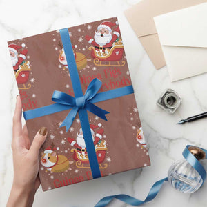 Guinea Pigs For Everybody Wrapping Paper Roll Funny Xmas Gift TS12 Mocha Print Your Wear