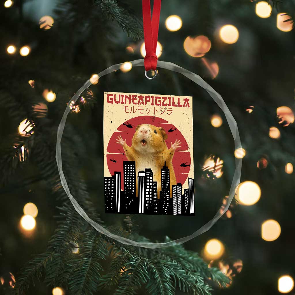 Guineapigzilla Giant Crystal Glass Ornament Funny Guinea Pig Monster Tokyo Japan Gift TS12 Print Your Wear