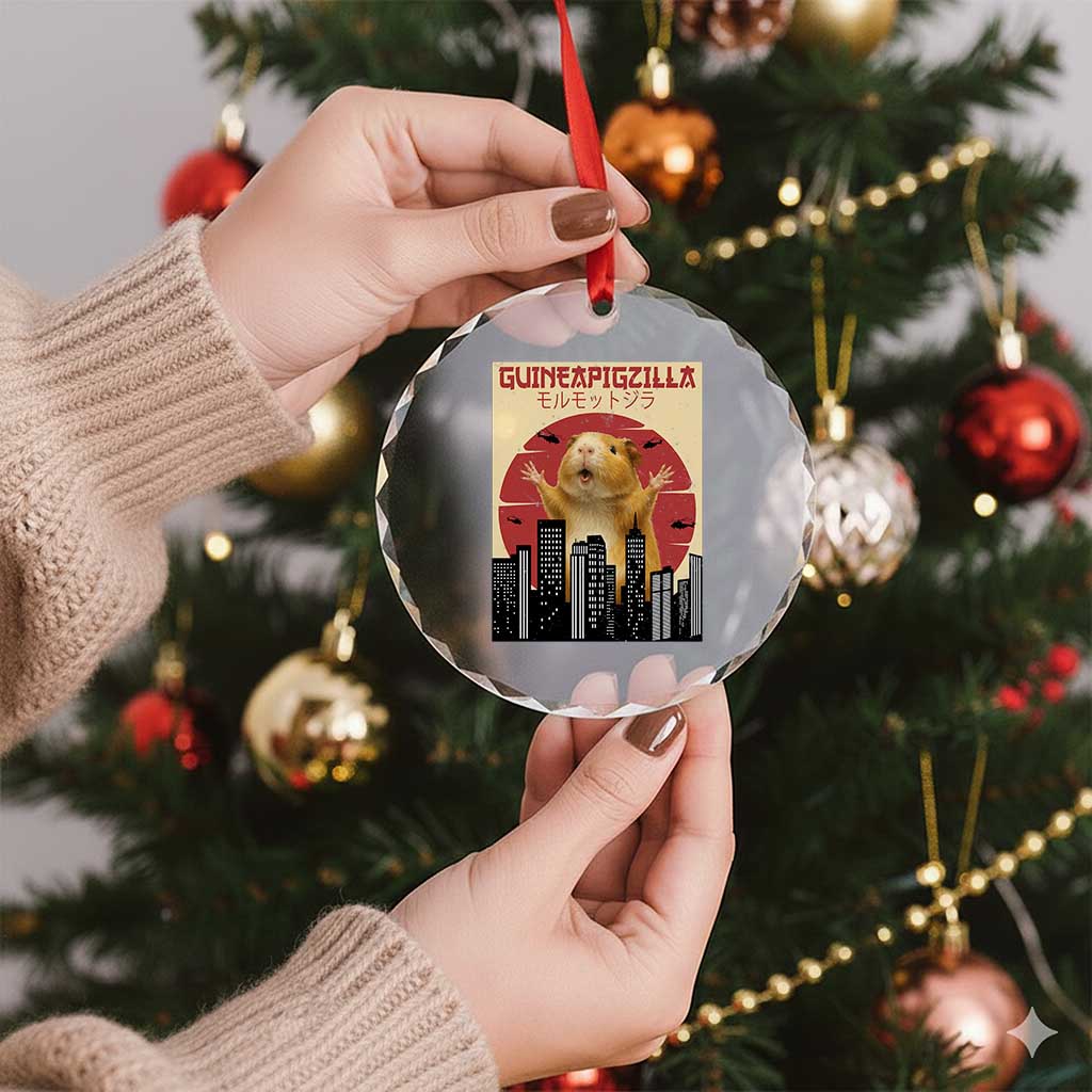 Guineapigzilla Giant Crystal Glass Ornament Funny Guinea Pig Monster Tokyo Japan Gift TS12 Print Your Wear