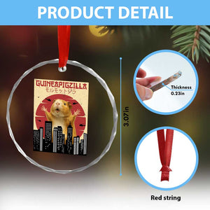 Guineapigzilla Giant Crystal Glass Ornament Funny Guinea Pig Monster Tokyo Japan Gift TS12 Print Your Wear