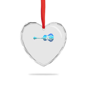 Guitar Lake Heart Crystal Glass Ornament Retro Tree Shadow Acoustic Guitarist Musician TS10 Print Your Wear