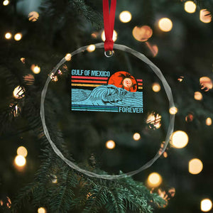 Gulf Of Mexico Forever Crystal Glass Ornament Vintage Retro Beach Coconut Tree TS11 Print Your Wear