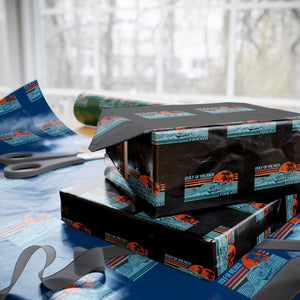 Gulf Of Mexico Forever Wrapping Paper Roll Vintage Retro Beach Coconut Tree - Print Your Wear